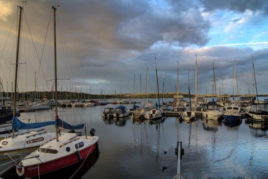 Marina am Abend