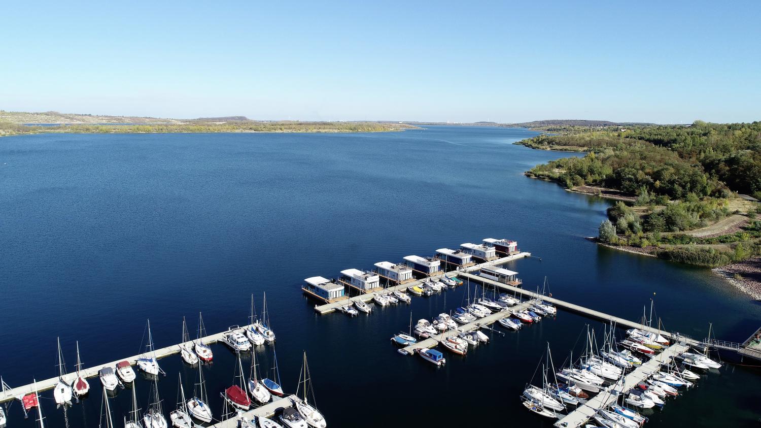 Seeblick Marina Mücheln