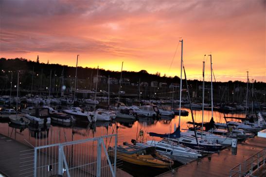 Abendstimmung in Marina